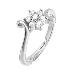 GIVA 925 Sterling Silver Rhodium Plated Snowflake Ring-picture-10