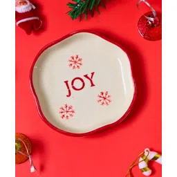 WEAVING HOMES Joy Handmade Dessert Plate Microwave & dishwasher Safe-picture-13