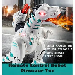 NEGOCIO RC Robot Dinosaur Intelligent Educational Dancing Singing Missiles Launching Water Mist Spraying toy for kids - PACK OF 1- COLOR MAY VARY image 2