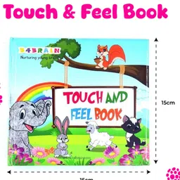 b4brain Touch and Feel Book& Board Book in the Jungle-english image 3