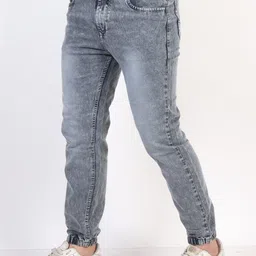 BuaGi Collection Men Regular Fit Mid-Rise Heavy Fade Jeans image 2