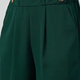 Marie Claire Green Mid Rise Regular Fit Trousers image 5