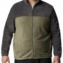 Columbia Grey Regular Fit Colour Block Sports Jacket image 1