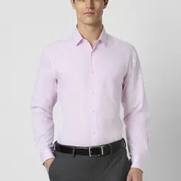 Peter England Purple Regular Fit Shirt-picture-39
