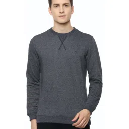 van heusen V Dot Grey Slim Fit Sweatshirt image 1