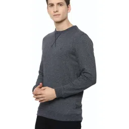 van heusen V Dot Grey Slim Fit Sweatshirt image 3