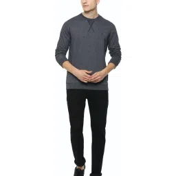 van heusen V Dot Grey Slim Fit Sweatshirt image 5