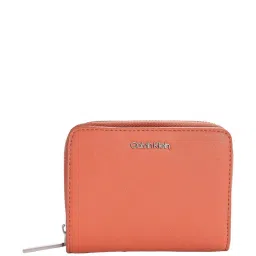 CALVIN KLEIN Red Zip Around Wallet image 1