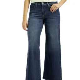 Levi's Navy Wide Leg Jeans-picture-14