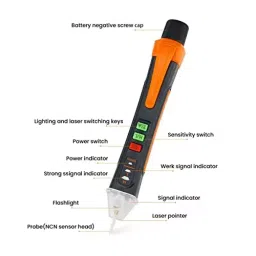 YADAV Non Contact Voltage Tester 12 to 1000 V AC Detector Pen with 2 Batteries image 3