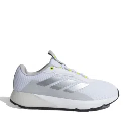 adidas Men's DASH-PLUS White, Silver & Green Running Shoes image 1
