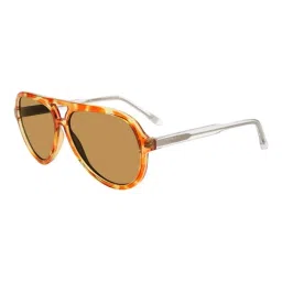 STEVE MADDEN Brown Aviator UV Protection Unisex Sunglasses image 1