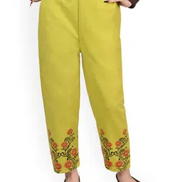 BAESD Girls Floral Printed High Rise Trousers-picture-21