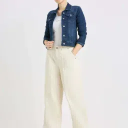 Pepe Jeans Beige Straight Fit Trousers image 5