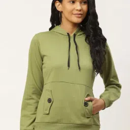 Belle Fille Green Full Sleeves Sweatshirt-image-16