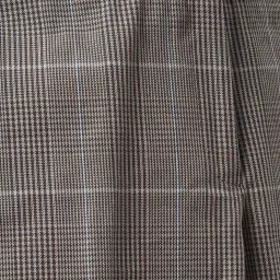 Marie Claire Light Brown Check Mid Rise Regular Fit Trousers image 4