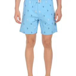 U.S. Polo Assn. Blue Regular Fit Printed Boxers-picture-47