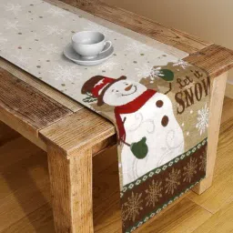 Klotthe Printed Multicolor 300 TC Cotton Blend Table Runner-picture-28