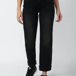 FOREVER 21 WOMEN MID WAIST STRAIGHT FIT ANKLE LENGTH JEANS-picture-28