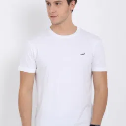 Crocodile White Cotton Regular Fit T-Shirt-picture-24