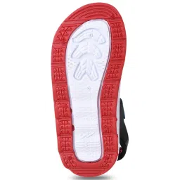 Campus Kids Black & Red Floater Sandals image 4