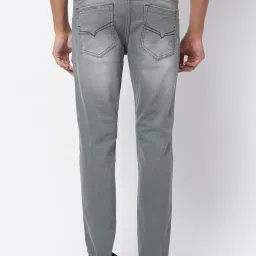 Cantabil Grey Cotton Regular Fit Jeans image 2