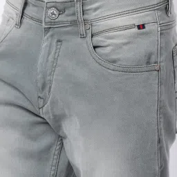 Cantabil Grey Cotton Regular Fit Jeans image 5
