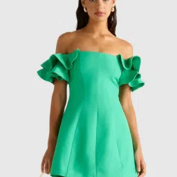 forever new Kenzie Off Shoulder Ruffle Mini image 1
