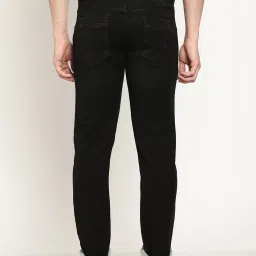 Cantabil Black Cotton Regular Fit Jeans image 2