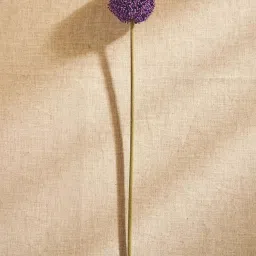 Pure Home and Living Purple Plastic Buddleia Artificial Single Stem image 1