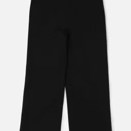 Allen Solly Kids Black Cotton Regular Fit Trouser image 1