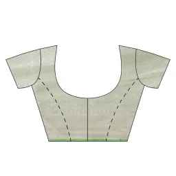 Banarasi Silk Works SeaGreen Woven Saree with Blouse image 5