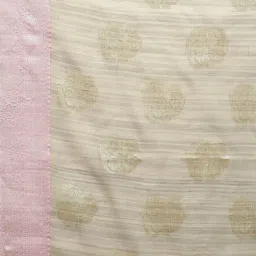 Banarasi Silk Works Grey Woven Saree with Blouse image 5