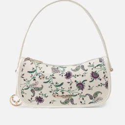 Allen Solly White Printed Medium Handbag image 1