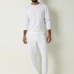 Rare Rabbit White Cotton Regular Fit Embroidered Sweatshirt image 1