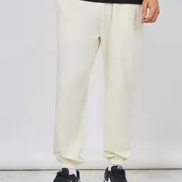Styli Cream Relaxed Fit Joggers image 1