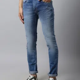 Cantabil Blue Cotton Regular Fit Jeans image 3