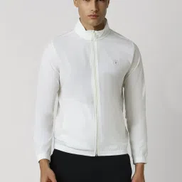 Van Heusen White Regular Fit Jacket image 1