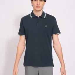 Selected Homme Blue Organic Cotton Slim T-Shirt-image-21