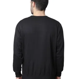 Vimal Jonney Navy Blue & Black Regular Fit Sweatshirts - Pack of 2 image 5