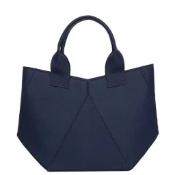 KLEIO Blue Solid Medium Handbag image 3