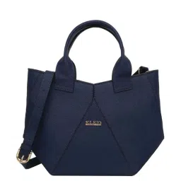 KLEIO Blue Solid Medium Handbag image 1