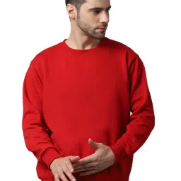 Vimal Jonney Red & Pink Regular Fit Sweatshirts - Pack of 2 image 4