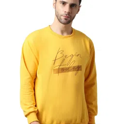 Vimal Jonney Pink & Yellow Regular Fit Printed Sweatshirts - Pack of 2 image 4