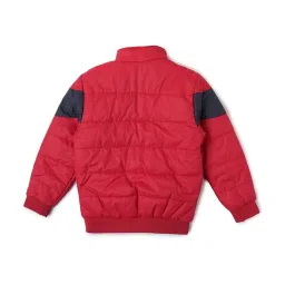 Pepe Jeans Kids Red Regular Fit Full Sleeves Jacket image 2