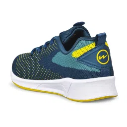 Campus Kids Navy & Lemon Yellow Running Shoes image 5