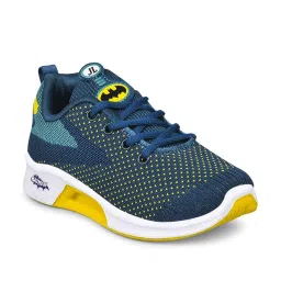 Campus Kids Navy & Lemon Yellow Running Shoes image 2