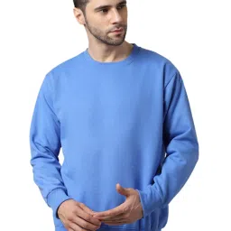 Vimal Jonney Pink & Sky Blue Regular Fit Sweatshirts - Pack of 2 image 4