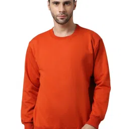 Vimal Jonney Orange & Blue Regular Fit Printed Sweatshirts - Pack of 2 image 2