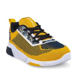 Campus Kids Mustard & Navy Running Shoes image 2